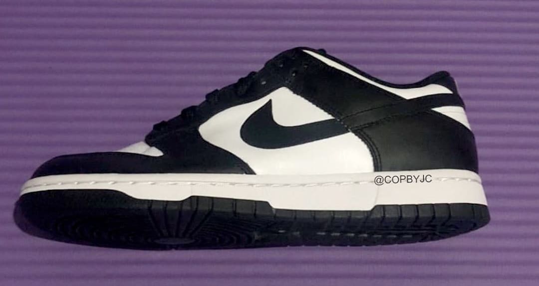 Nike Dunk Low White/Black/White First Look Side