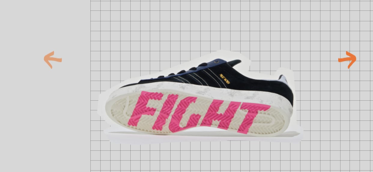 Size? x Adidas Campus 80s 'Fight Club' Outsole