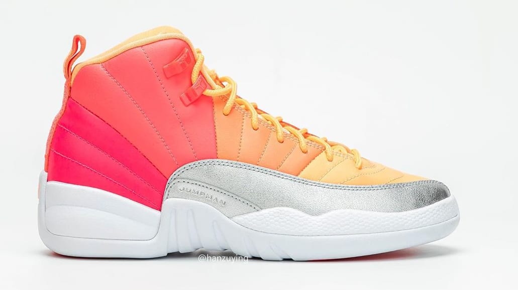 Orange pink and silver 12s Clearance