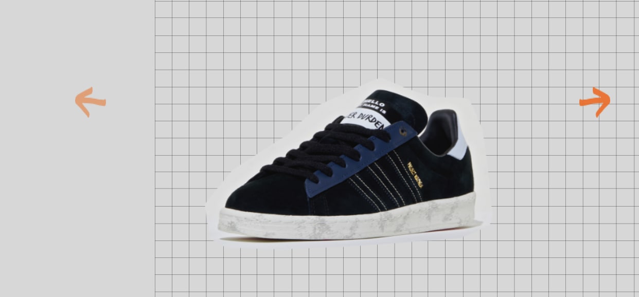 Size? x Adidas Campus 80s 'Fight Club' Front