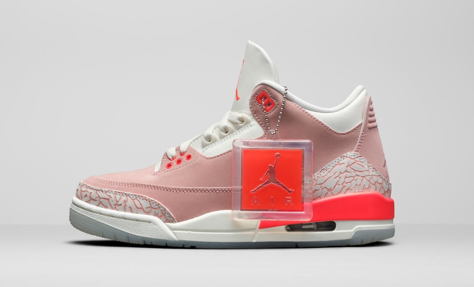 Air Jordan 3 Retro Women's 'Rust Pink' Lateral