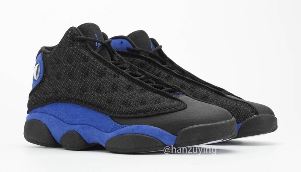 Air Jordan 13 Retro Black Black White Hyper Royal 414571 040 Sole Collector