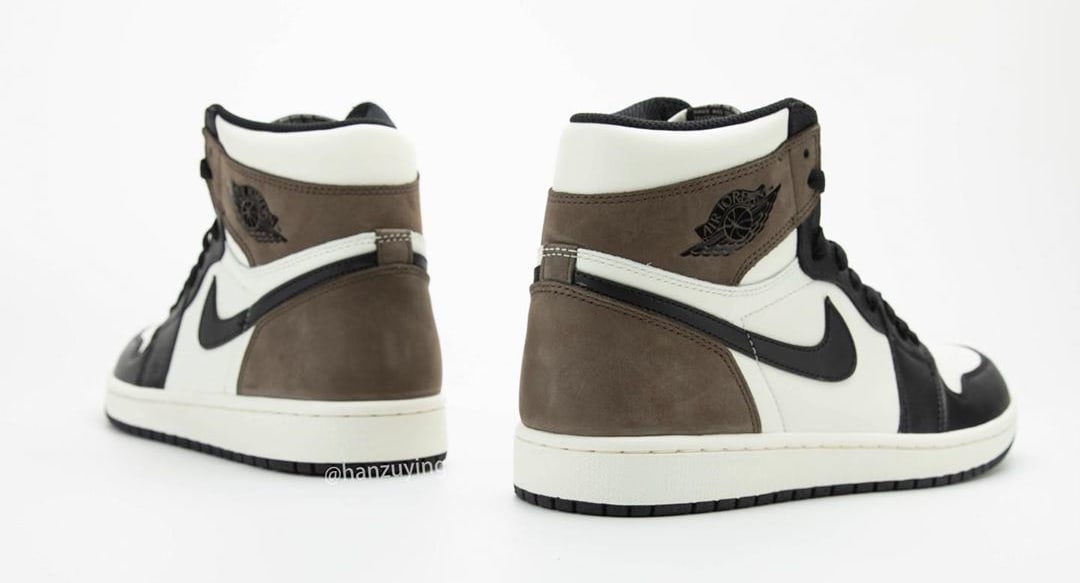 Air Jordan 1 Retro High OG 'Dark Mocha' 555088-105 Heel
