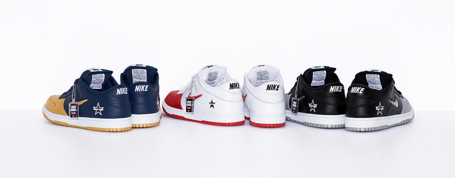Supreme x Nike SB Dunk Low Collection