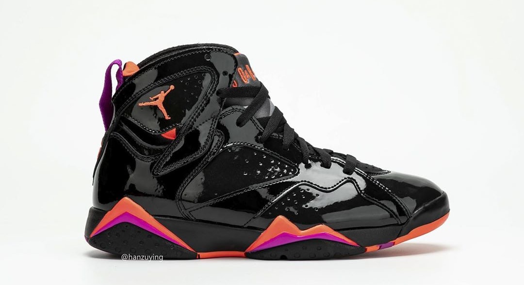 retro 7 patent leather