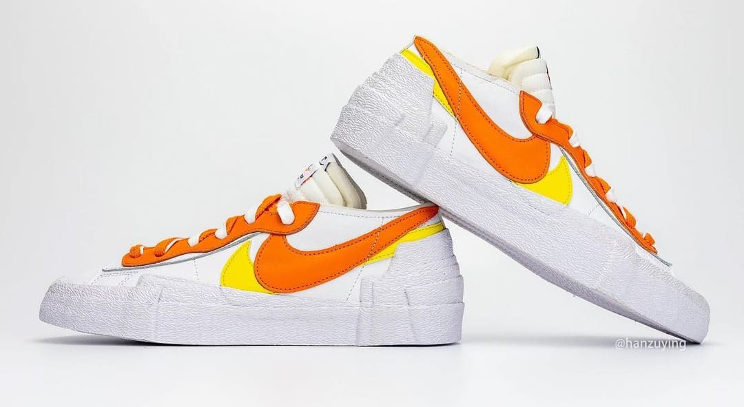 nike x sacai orange