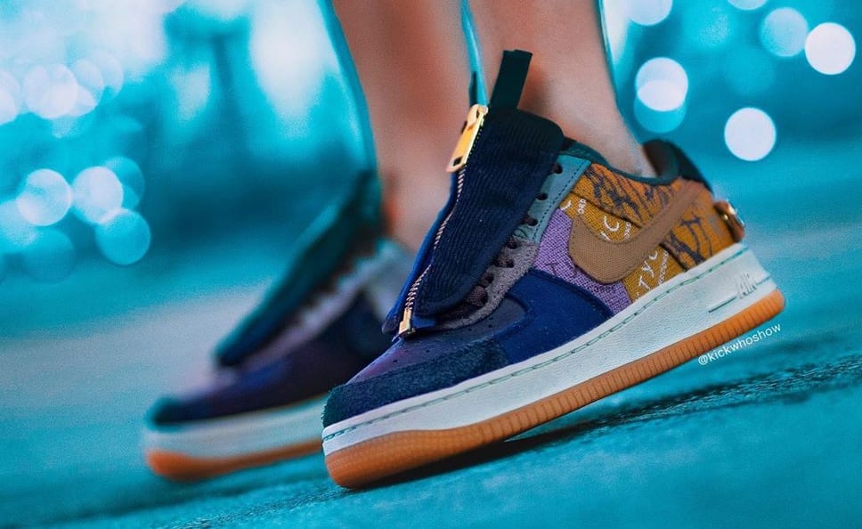Af1 travis scott on feet new arrivals