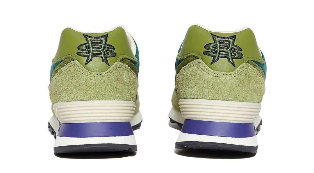 Stray Rats x New Balance 574 Green (Heel)