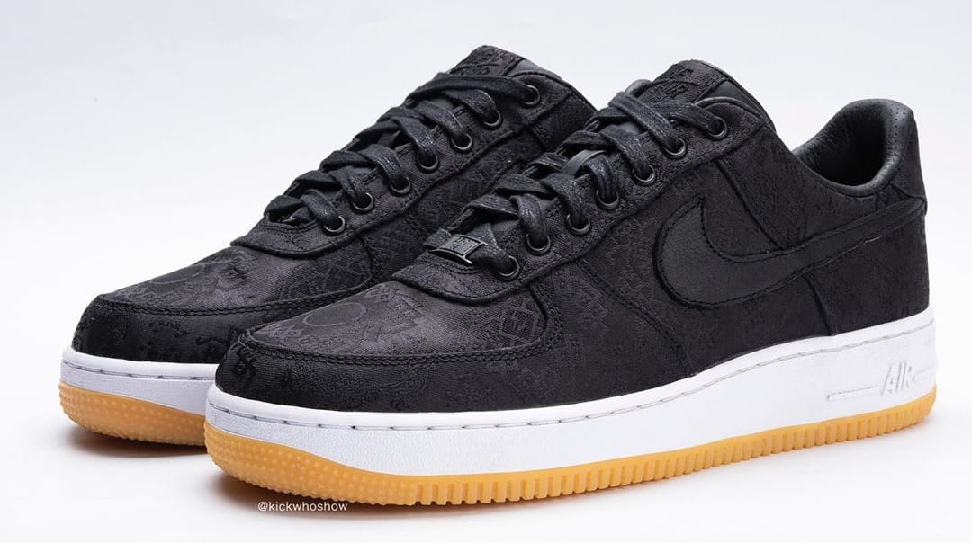 clot air force 1 black silk