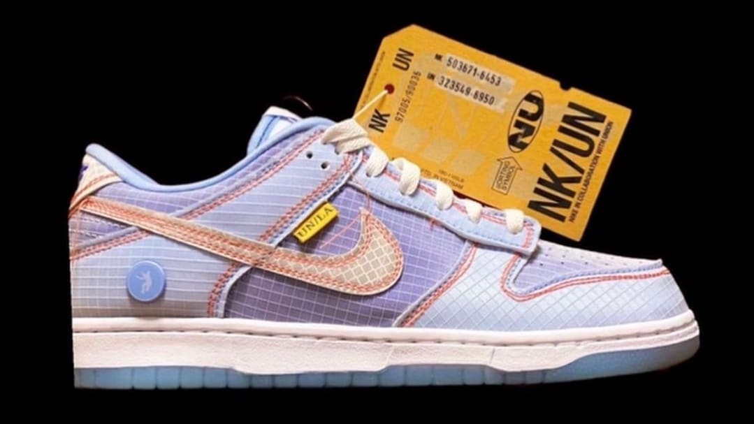 Union x Nike Dunk Low Release Date Hang Tag