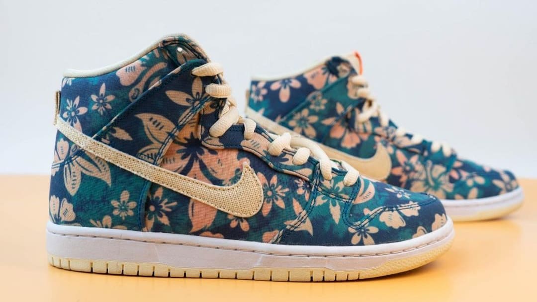 Nike SB Dunk High 'Hawaii' Sail/Blue/Green Aqua CZ2232-300 (Pair)