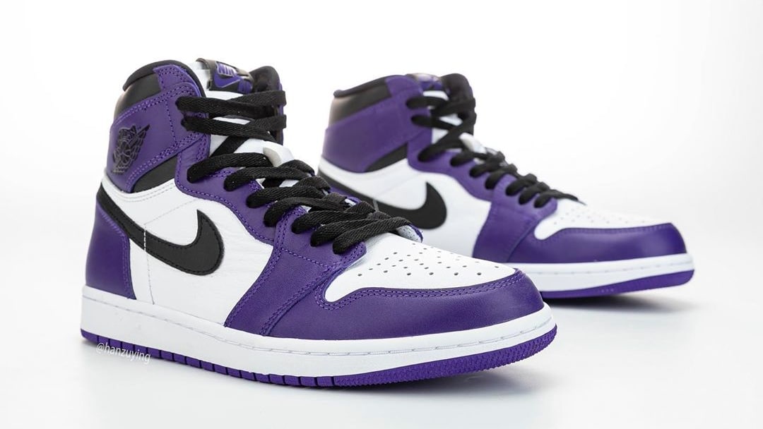 Air Jordan 1 Retro High OG #39 Court Purple/White Black #39 555088 500