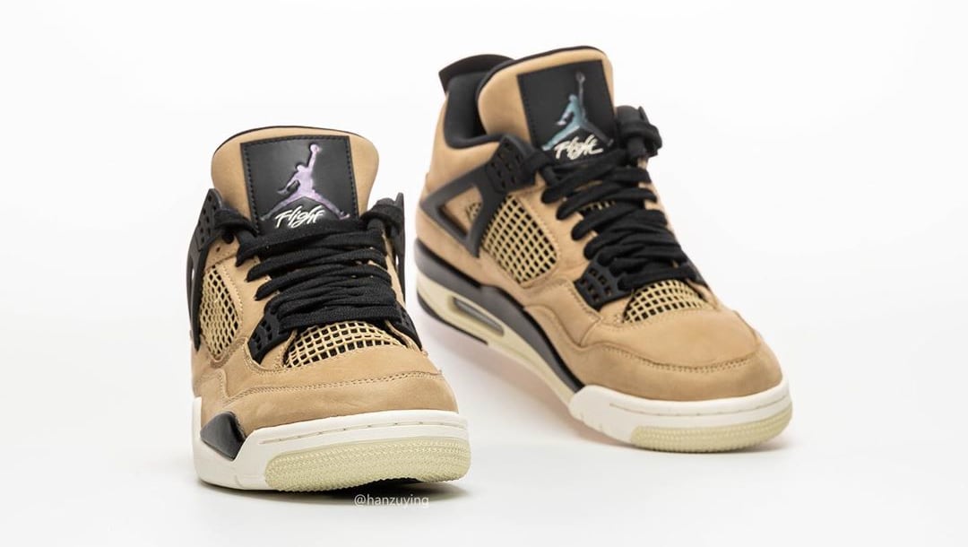 womens jordan retro 4 mushroom