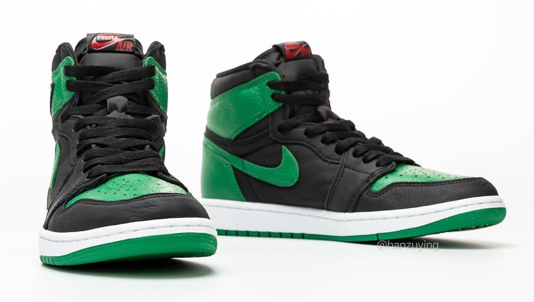 Finish line jordan 1 pine green online