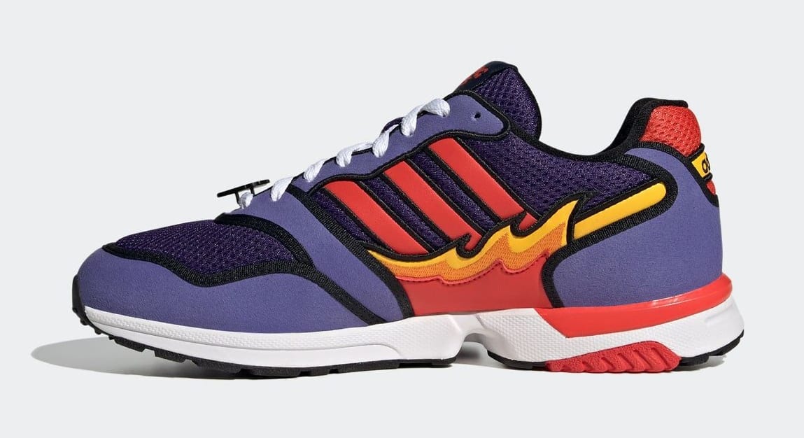 The Simpsons x Adidas ZX 1000 'Flaming Moe's' H05790 Medial