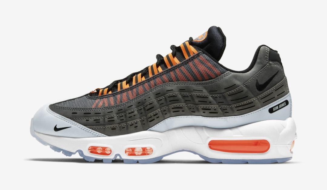 Kim Jones x Nike Air Max 95 'Black/Total Orange' Lateral