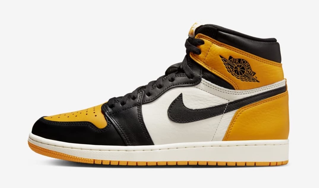 jordan 1 yellow white and black