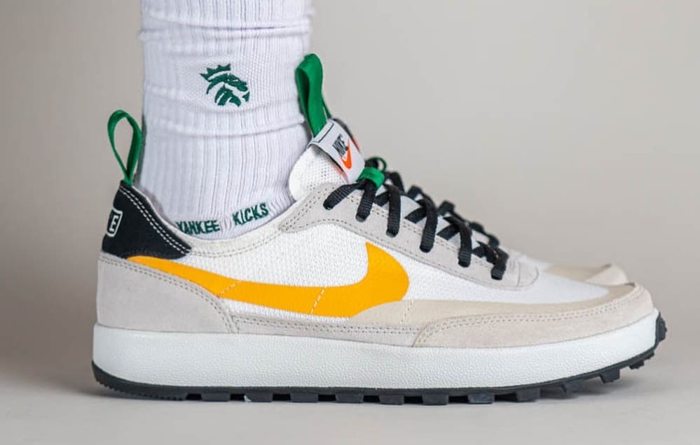 Tom Sachs x Nike General Purpose Shoe 'White/Yellow/Green' Release Date