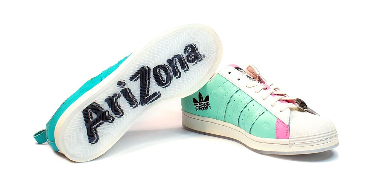 arizona iced tea and adidas