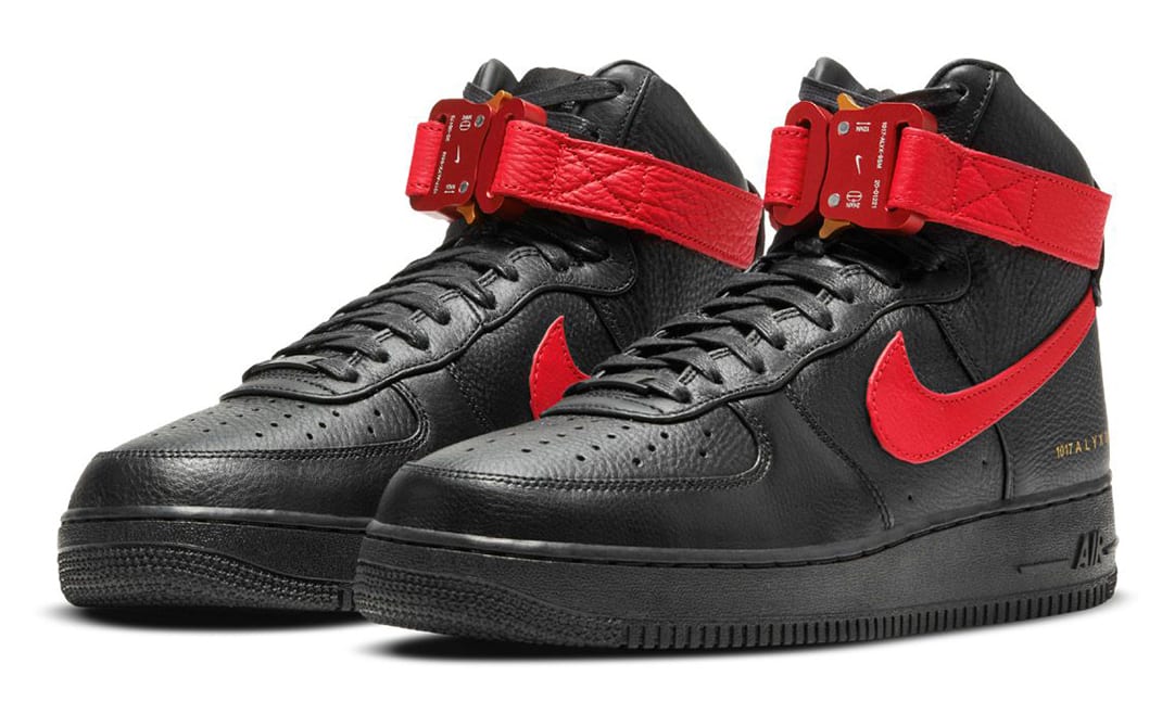 Alyx x Nike Air Force 1 High 'University Red/Black' Release Date Oct ...