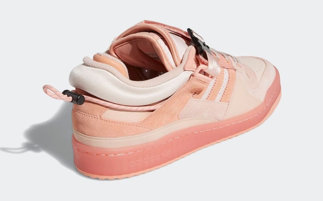 Bad Bunny x Adidas Forum Buckle Low Pink GW0265 Heel