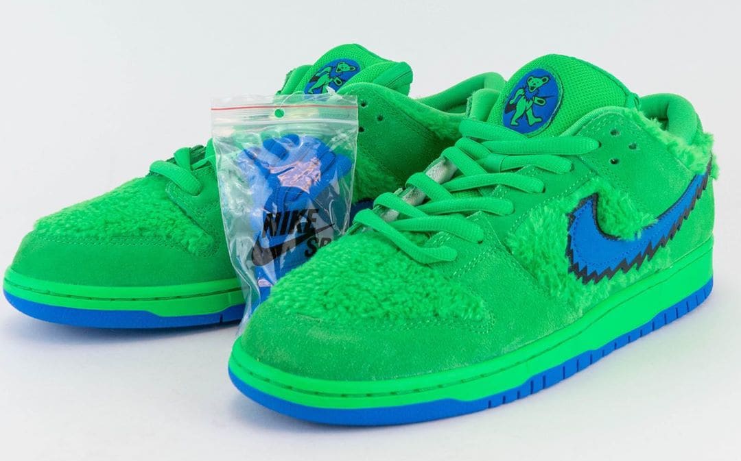 brown and green sb dunks