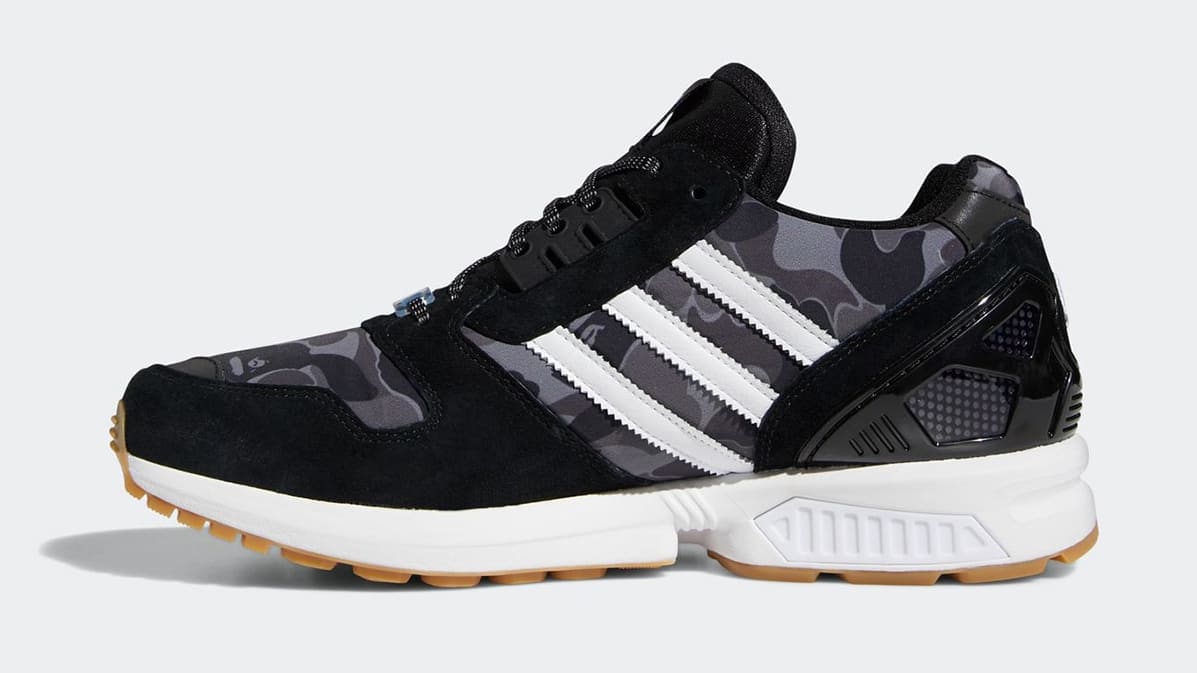 Bape x Undefeated x Adidas ZX 8000 FY8852 Medial