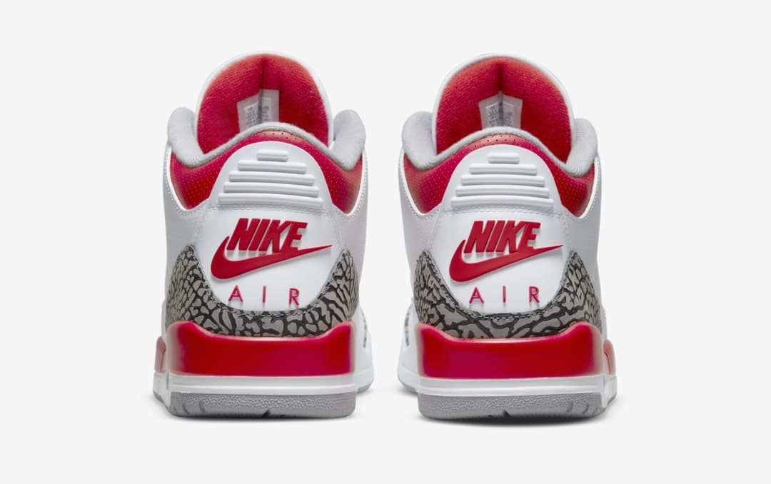 Air Jordan 3 Retro 'Fire Red' DN3707 160 Heel