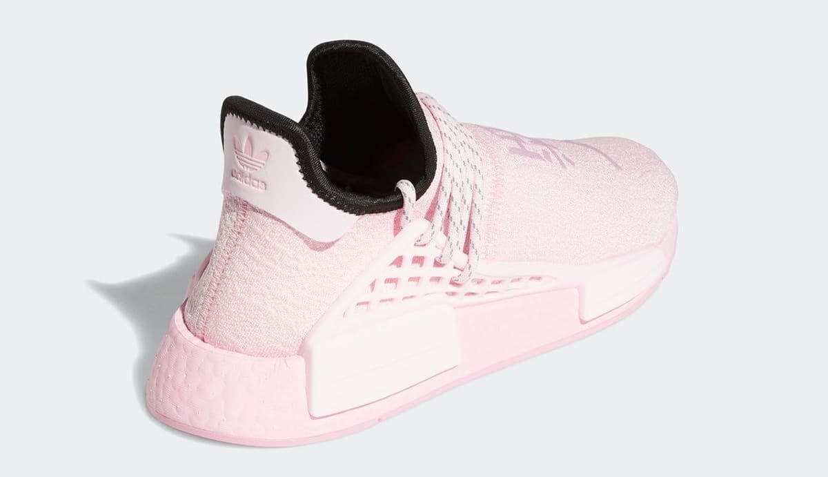 Pharrell x Adidas NMD Hu 'Pink' GY0088 Heel