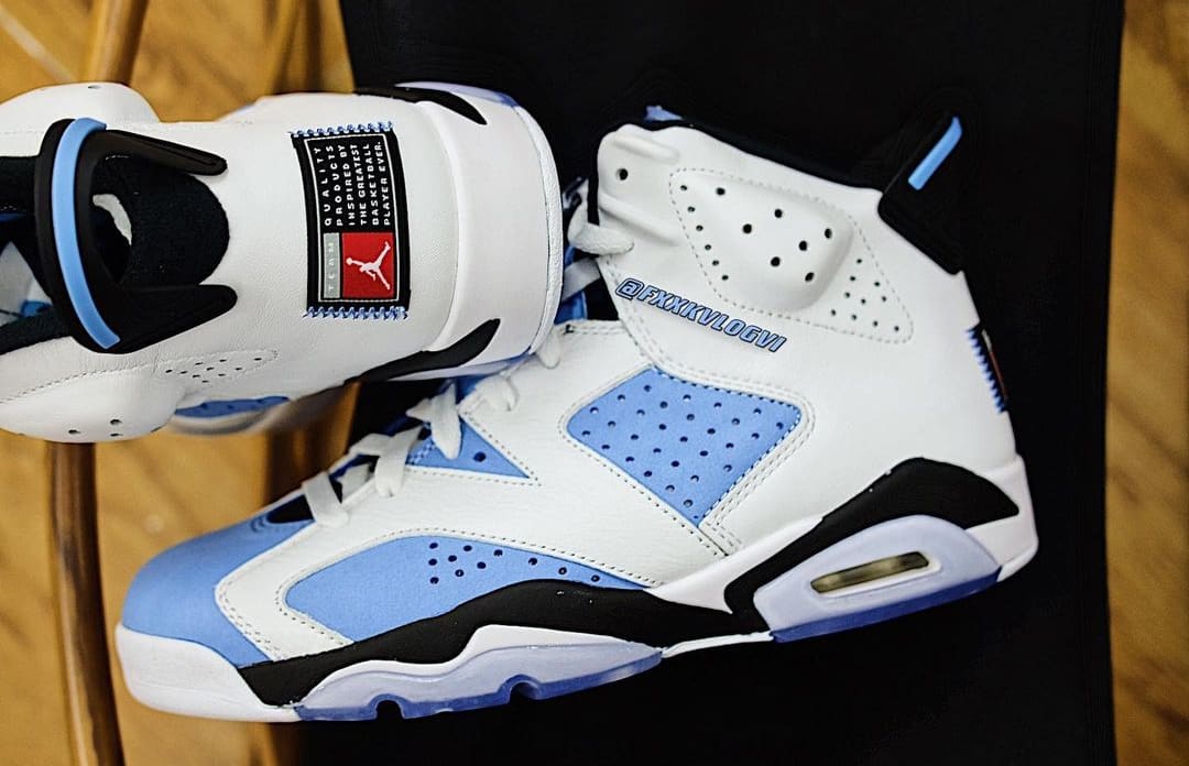 Air Jordan 6 Vi Unc North Carolina Tar Heels 2022 Release Date Ct8529 410 Sole Collector