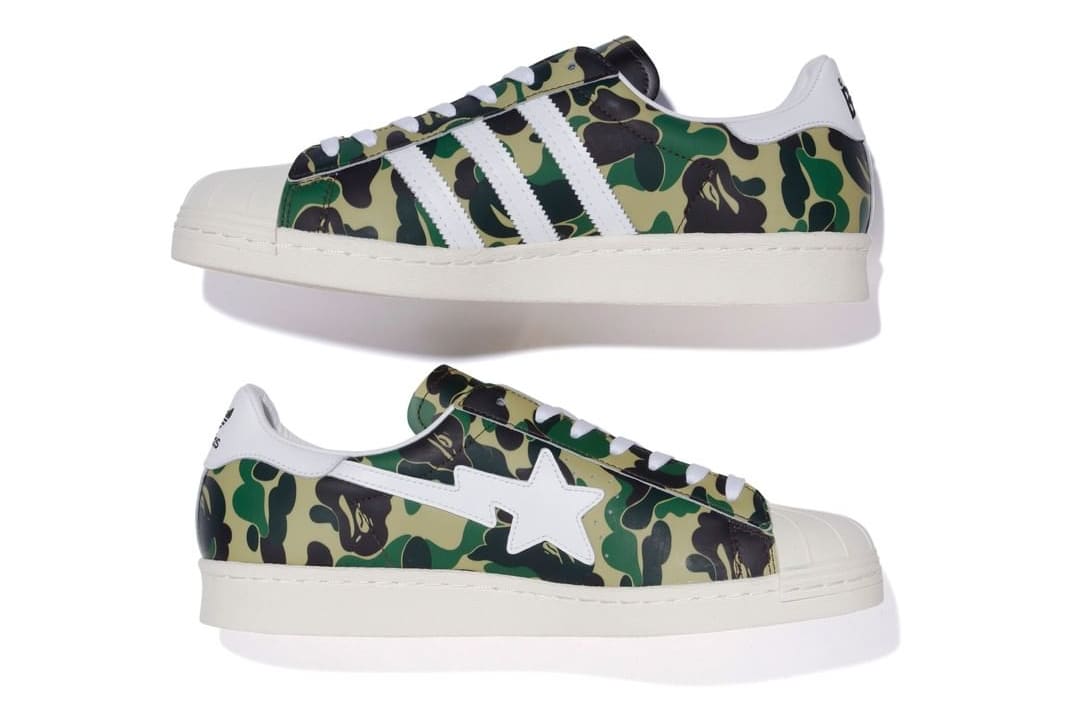 'Green Camo' Bape x Adidas Superstar Collab on the Way - The Elite Sneakers