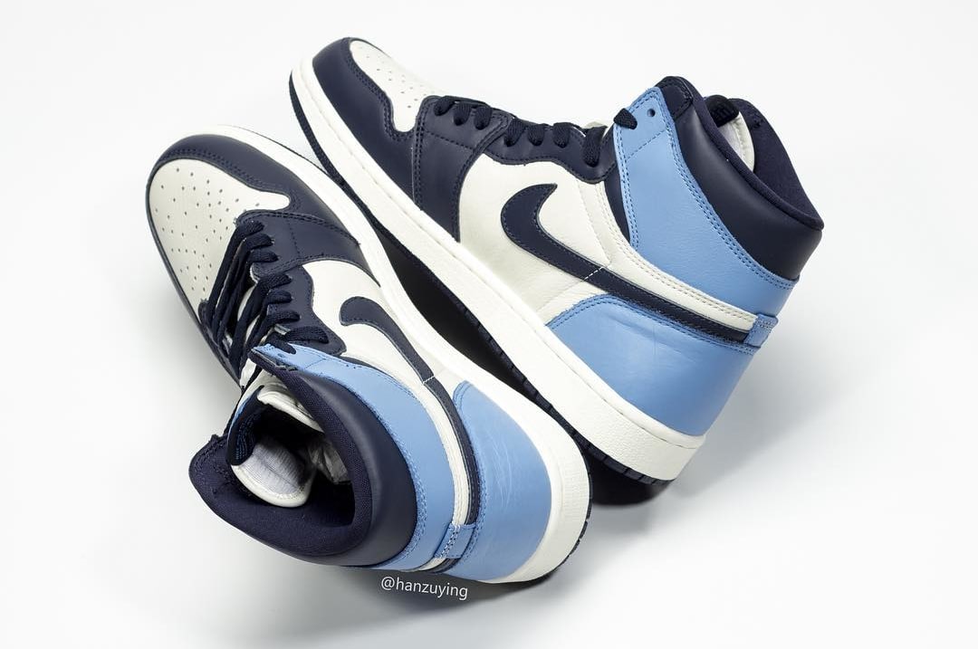Air Jordan 1 'SailObsidian University Blue' 555088 140 Air Jordan 1 'SailObsidian University Blue' 555088 140