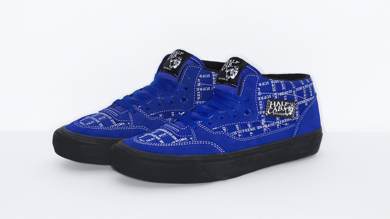 vans half cab pro blue