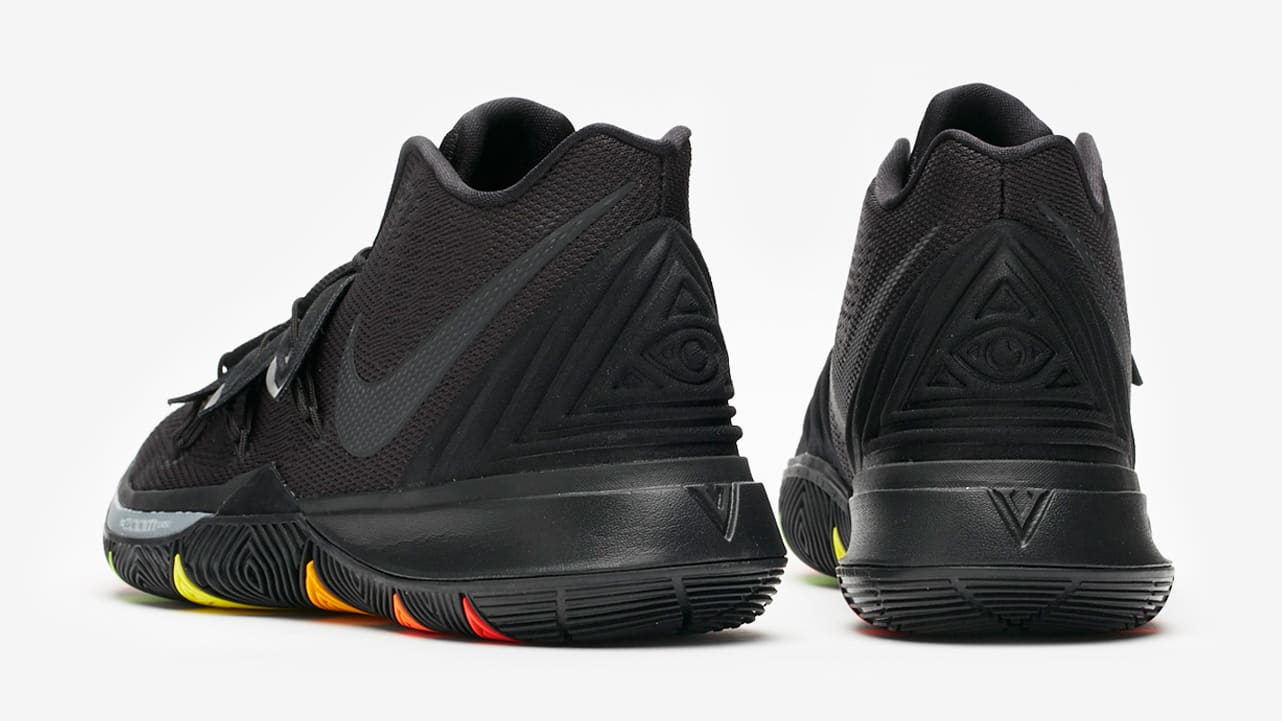 kyrie 5 black rainbow