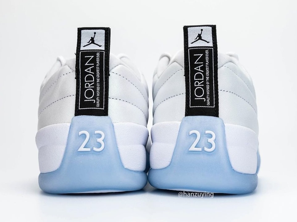 Air Jordan 12 XII Low Easter Release Date DB0733-190 Heel