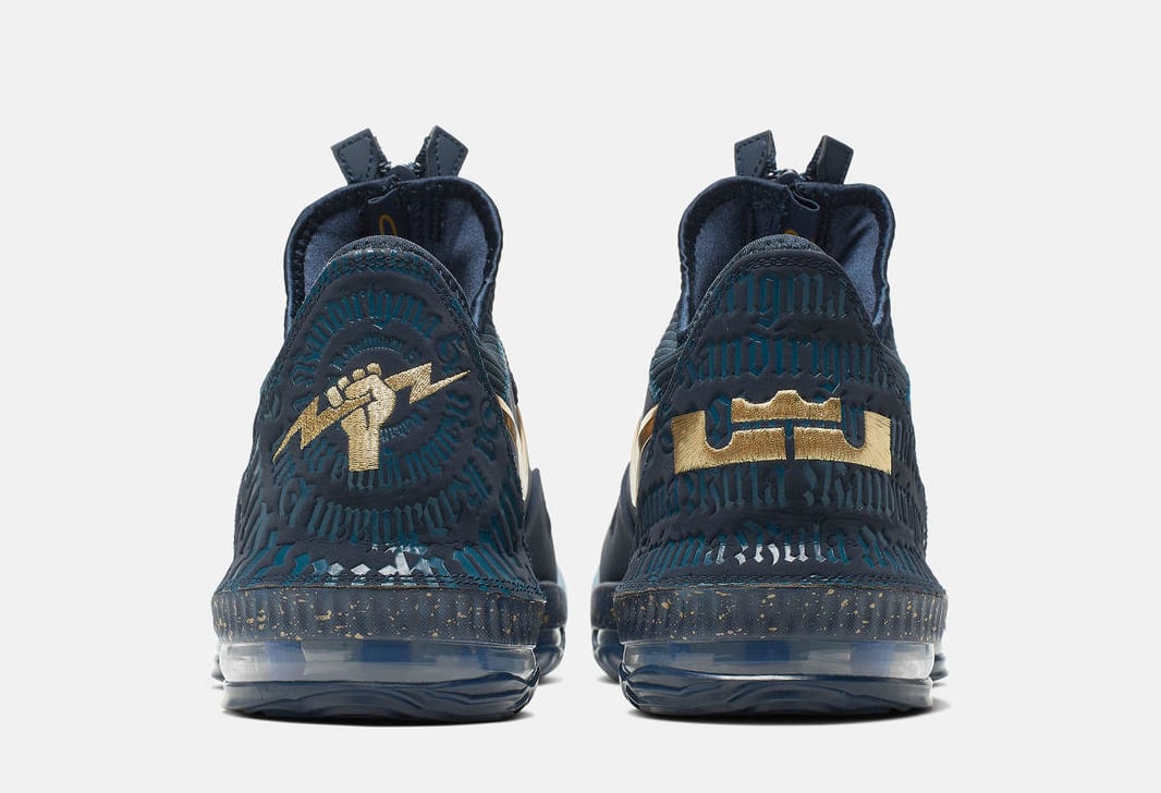 Titan x Nike LeBron 16 Low 'Agimat' (Heel)