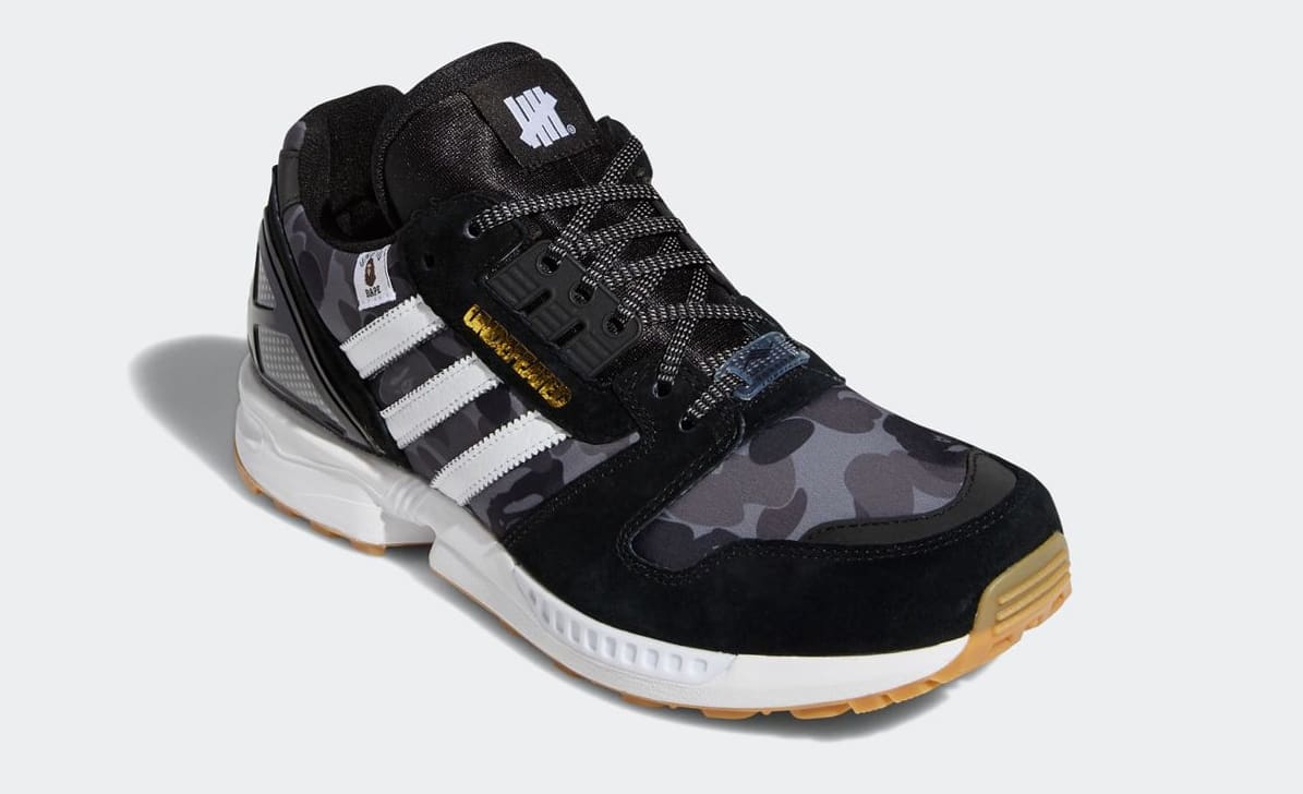 Bape x Undefeated x Adidas ZX 8000 FY8852 Front