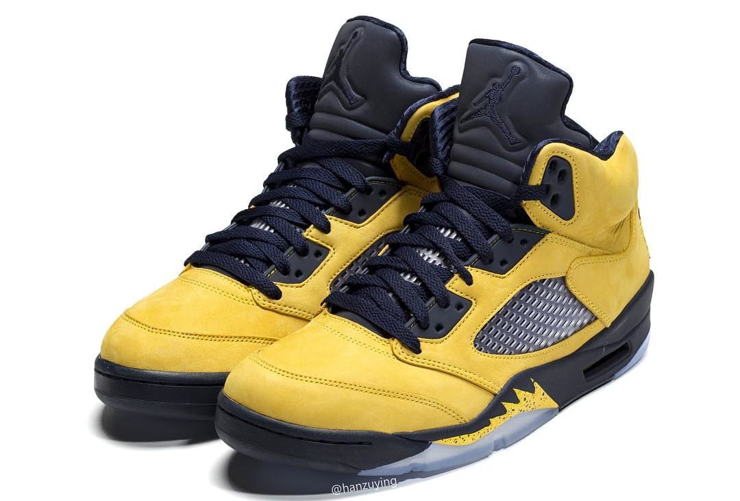 Air jordan 5 sp michigan new arrivals