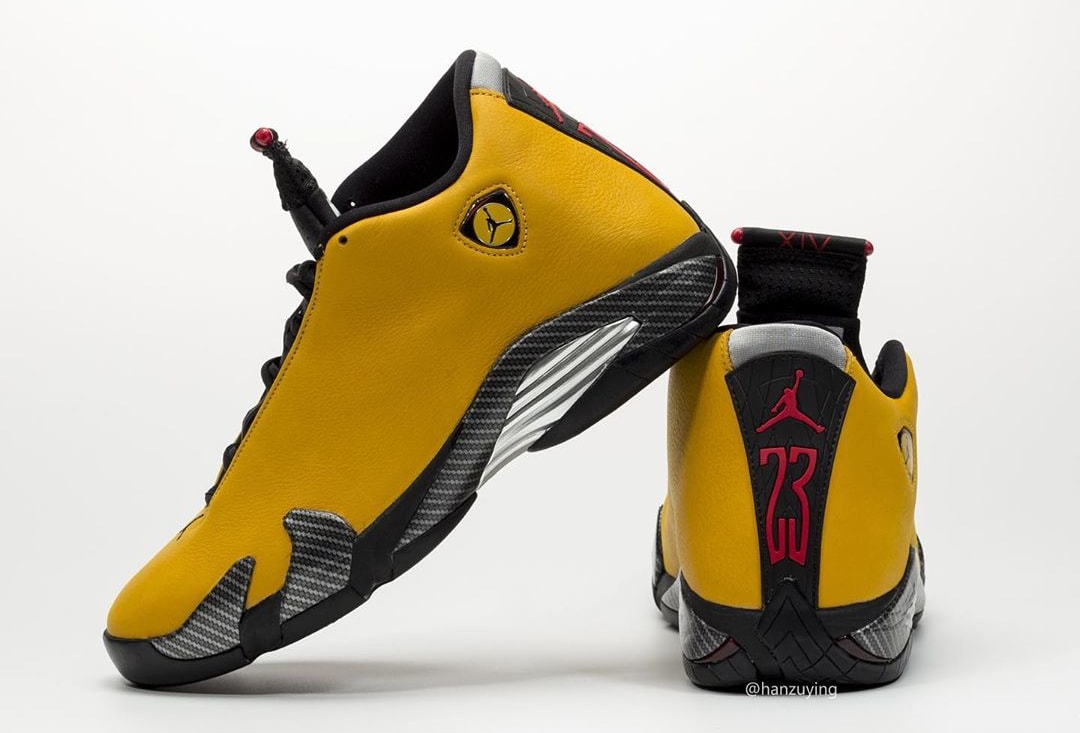 air jordan 14 yellow