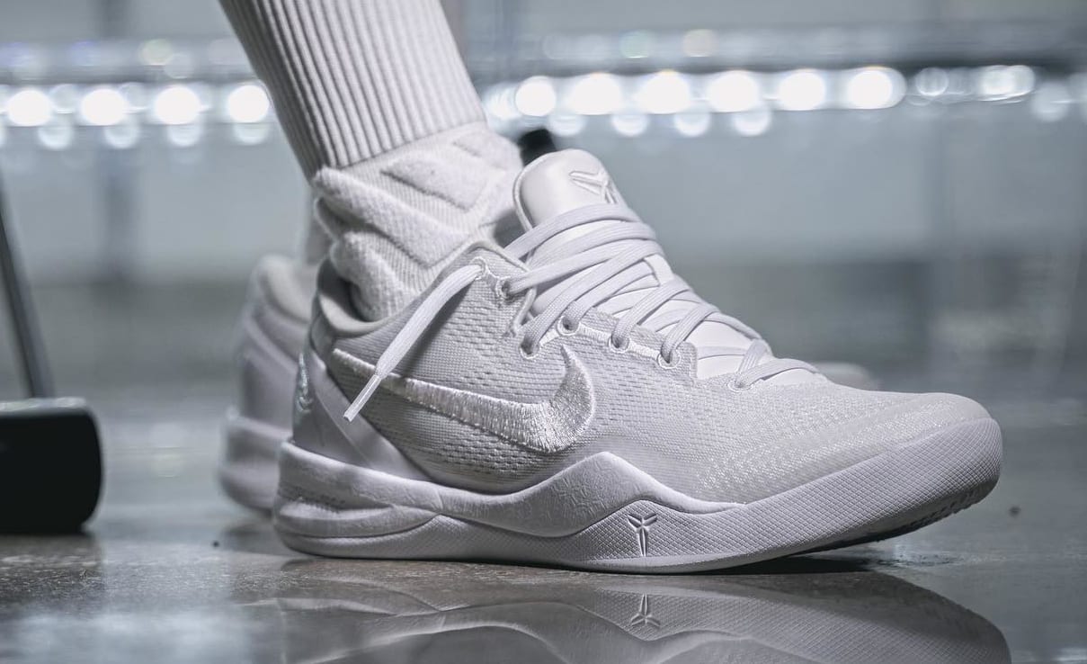 Nike Kobe 8 Protro Release Date 2023 Triple White FJ9364 100