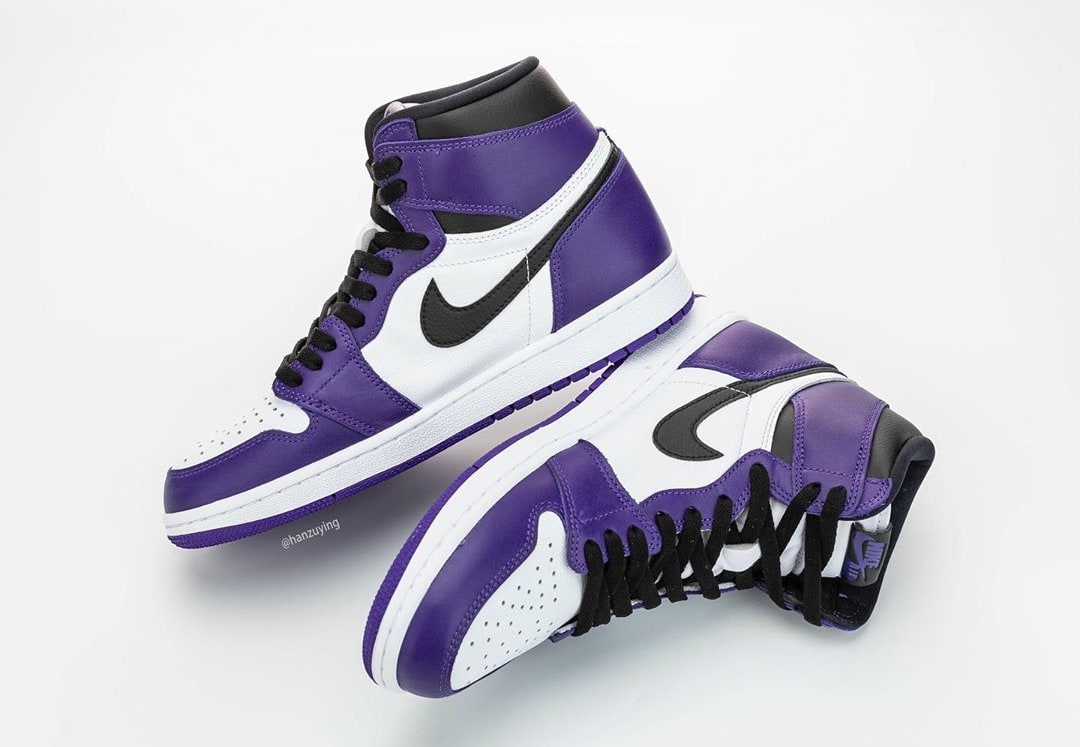 jordan 1 retro purple and white