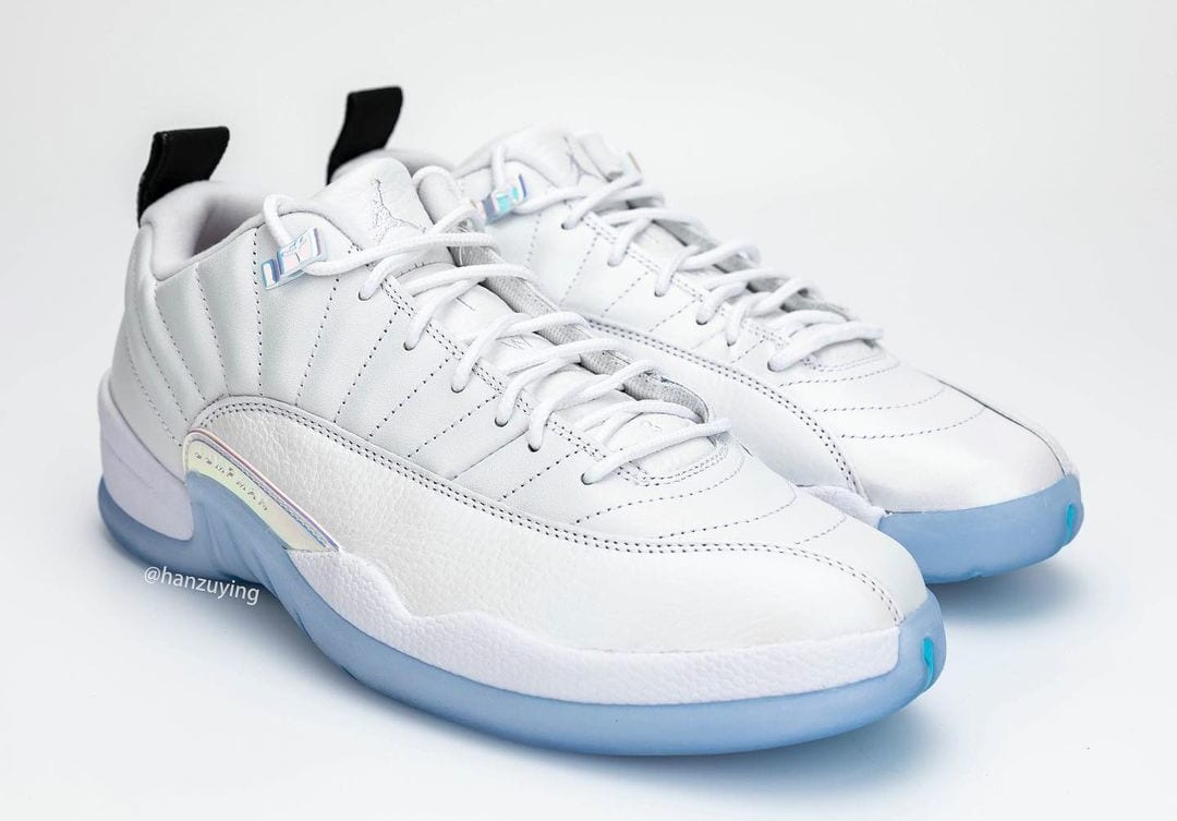 Air Jordan 12 XII Low Easter Release Date DB0733-190 Right Pair