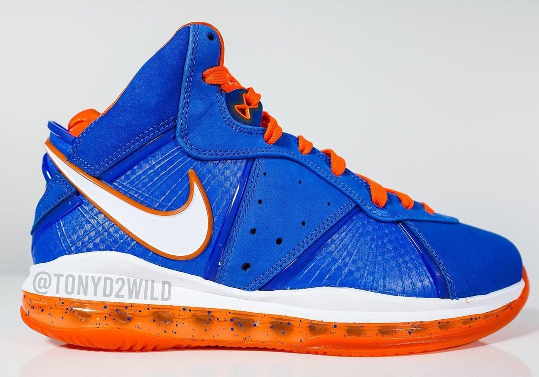 Nike LeBron 8 HWC Knicks Cavs 2021 Release Date CV1750-400 Profile