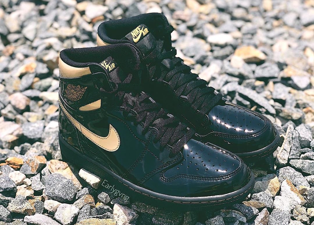 j1 black and gold
