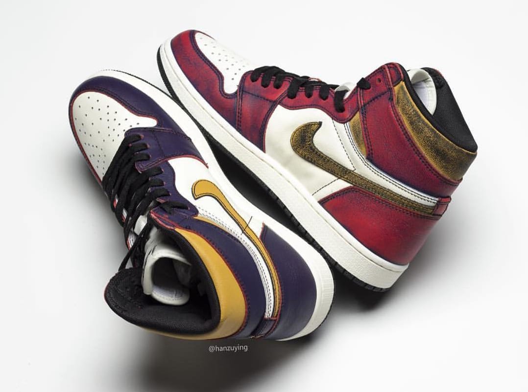 dunk sb lakers