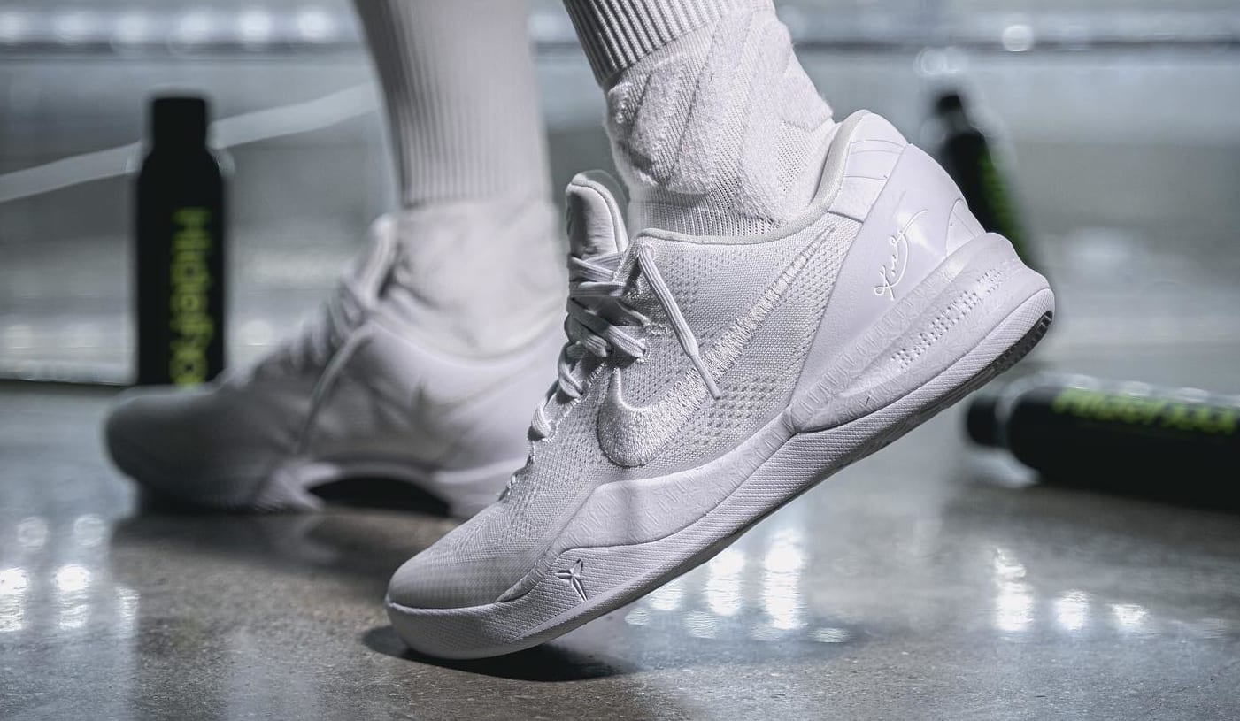 Nike Kobe 8 Protro 'Triple White' FJ9364 100 Lateral