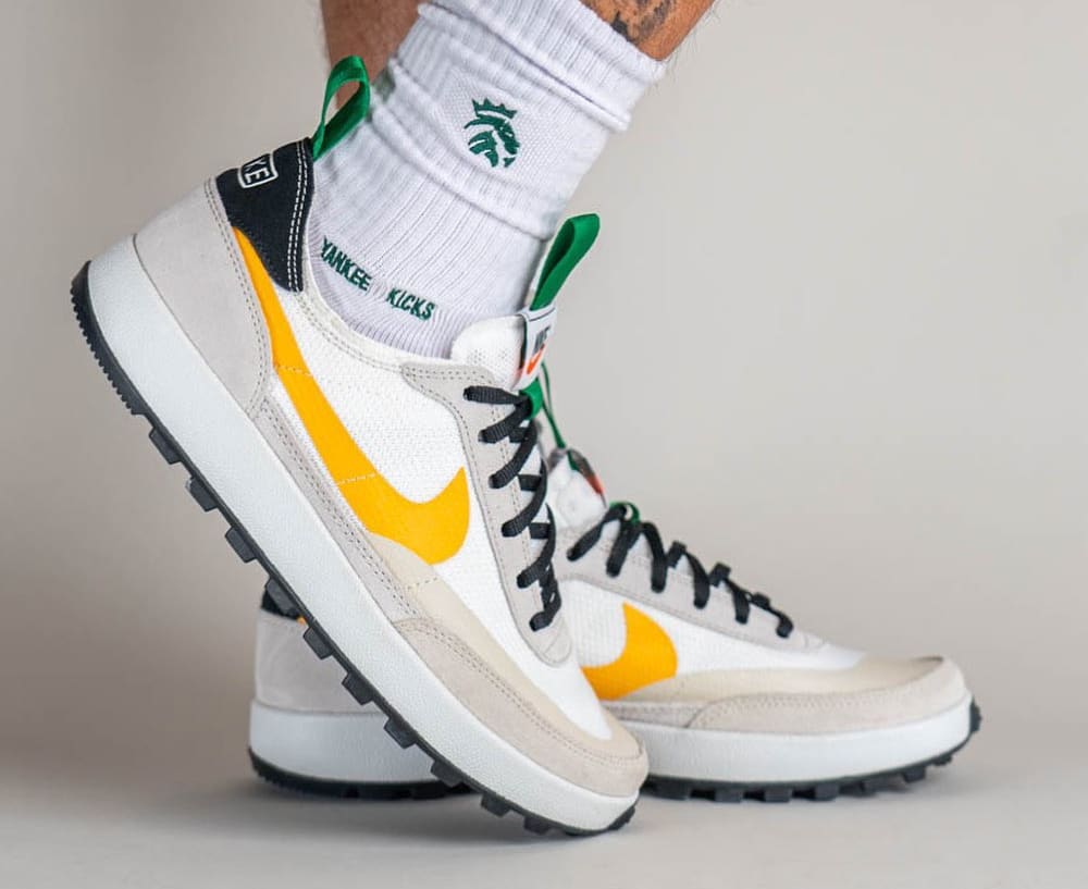 Tom Sachs x Nike General Purpose Shoe 'White/Yellow/Green' Release Date