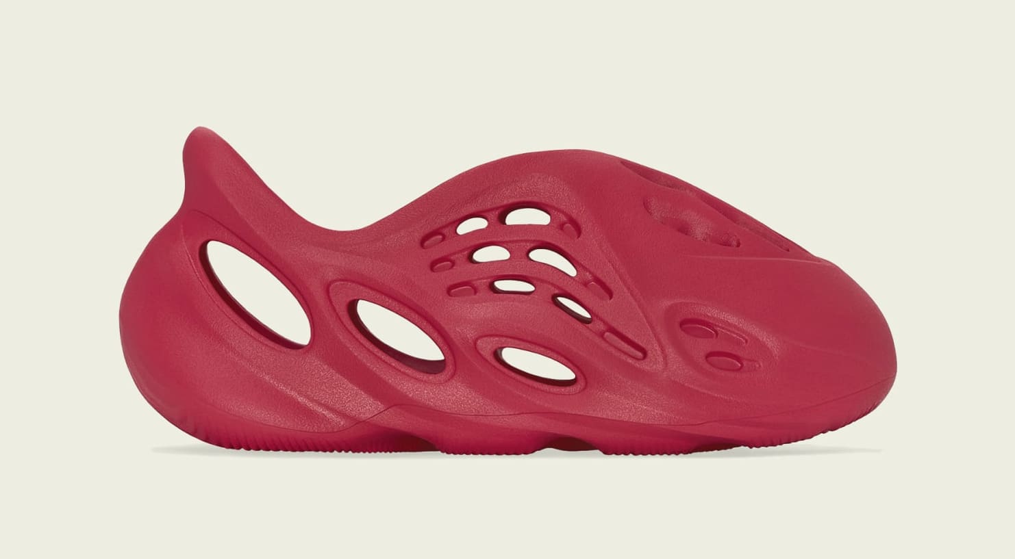 Adidas Yeezy Foam Runner 'Vermilion' Kids GX1136 Lateral