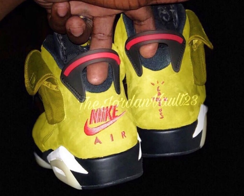 air jordan 6 cactus jack yellow