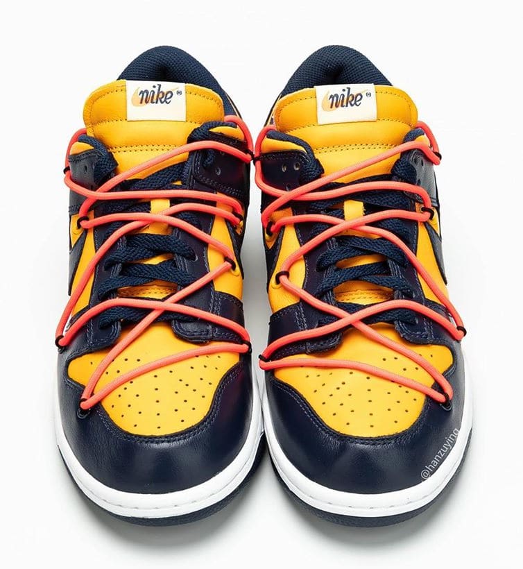 Off White x Dunk Low University Gold CT0856-700